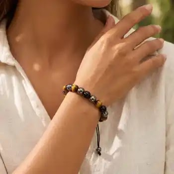 Triple Protection Tie-Up Bracelet