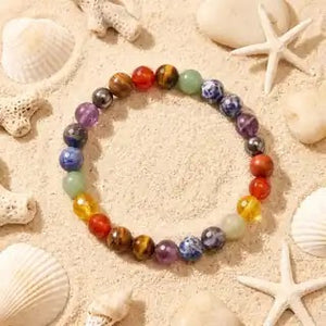7 Chakra Bracelet outdoor view 2