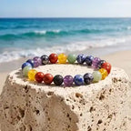 7 Chakra Bracelet outdoor view