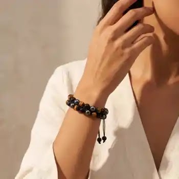 Triple Protection Double Tie-Up Bracelet