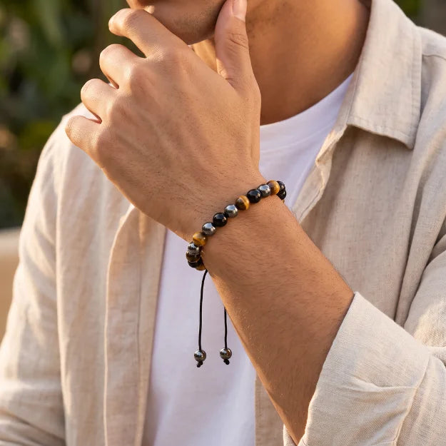Triple Protection Tie-Up Bracelet