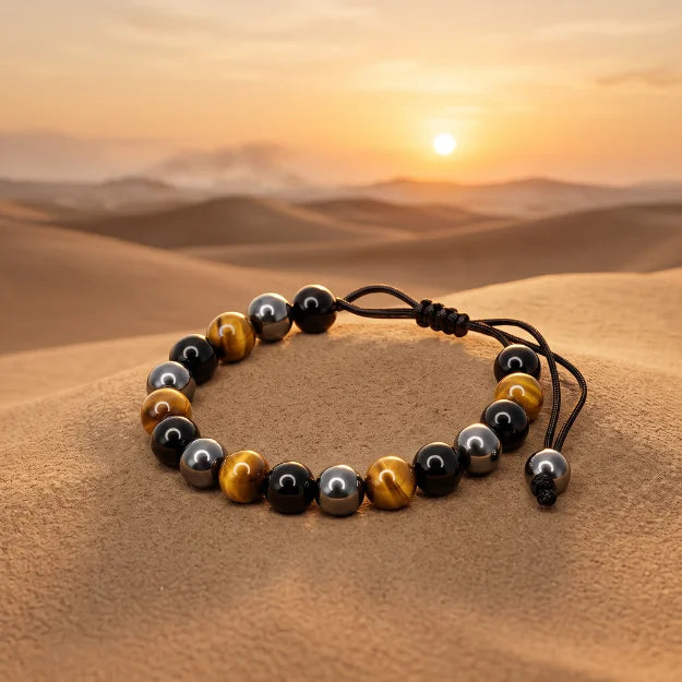 Triple Protection Tie-Up Bracelet