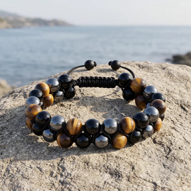 Triple Protection Double Tie-Up Bracelet