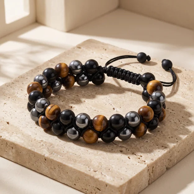 Triple Protection Double Tie-Up Bracelet