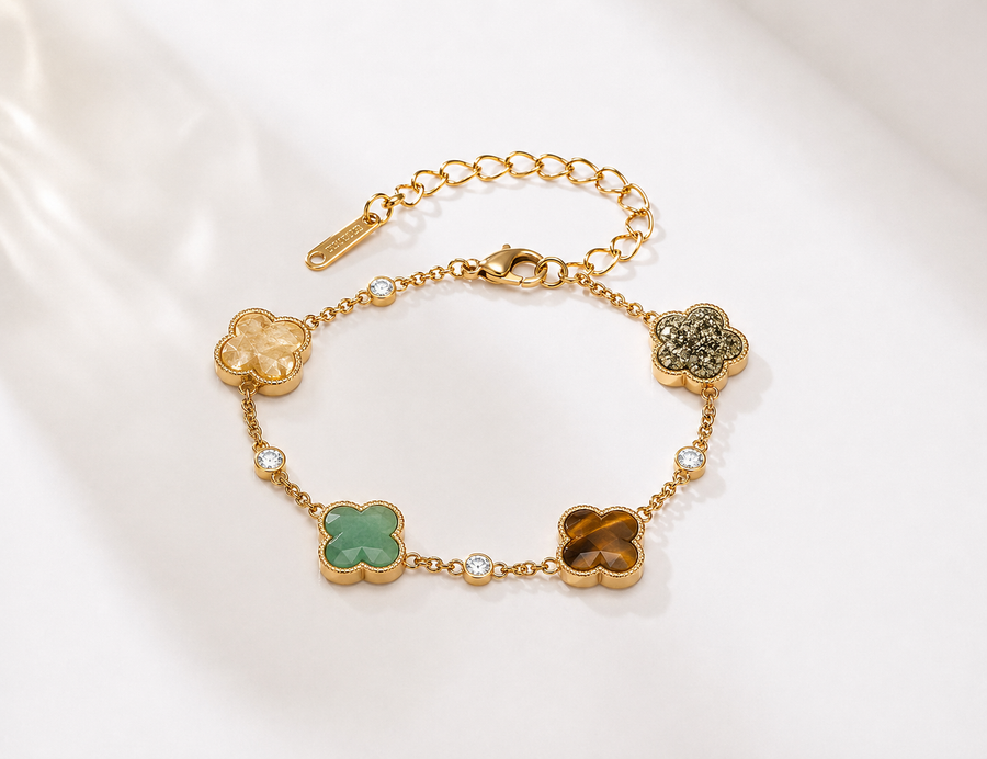 Money Magnet Bracelet ( Free selenite Plate for recharging Bracelet )
